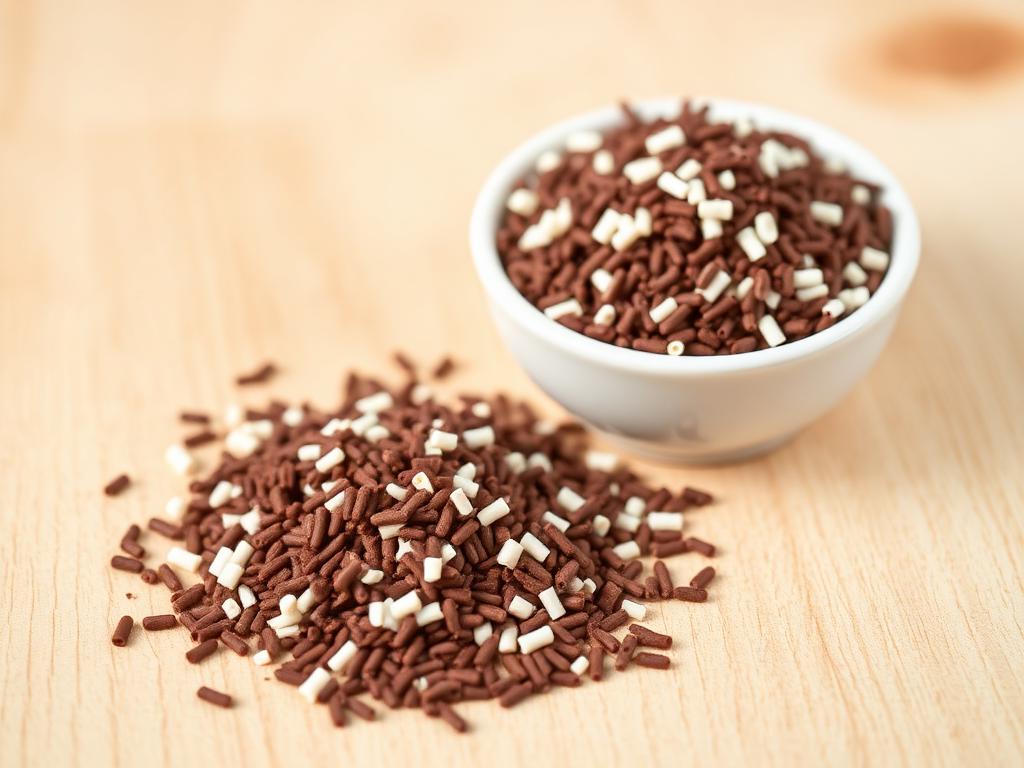 Chocolate vermicelli — Milk