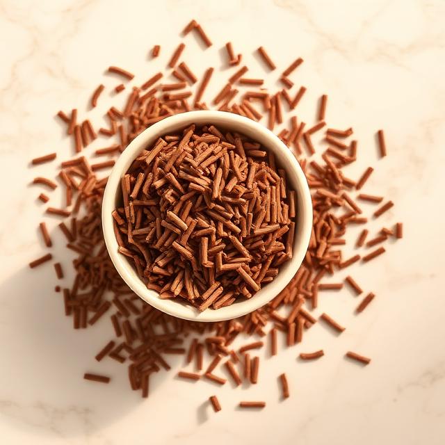 Chocolate vermicelli — Milk