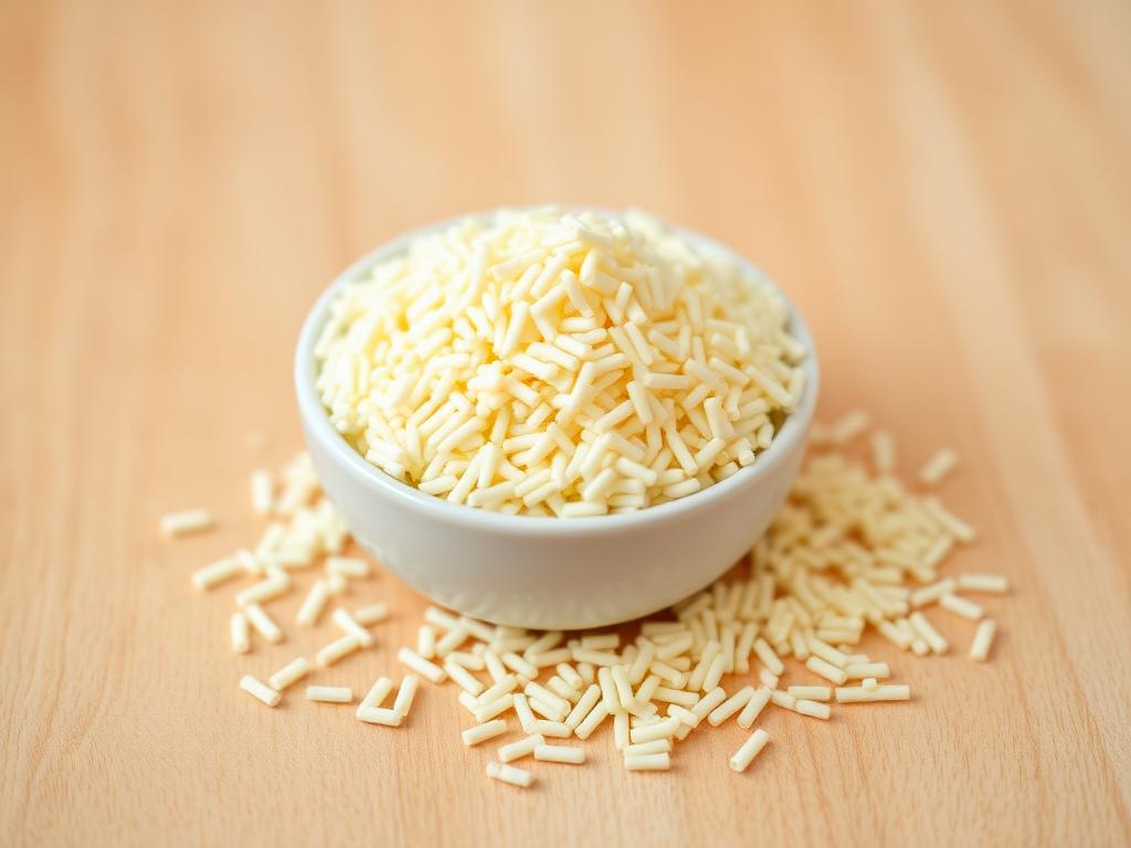 Chocolate vermicelli — White