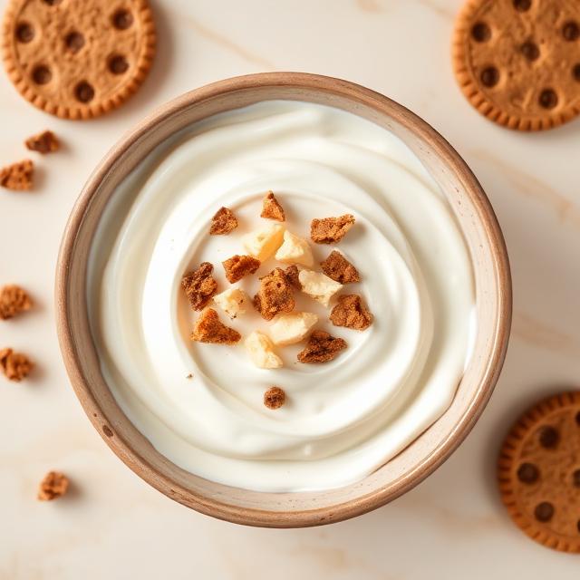 White cookies filling
