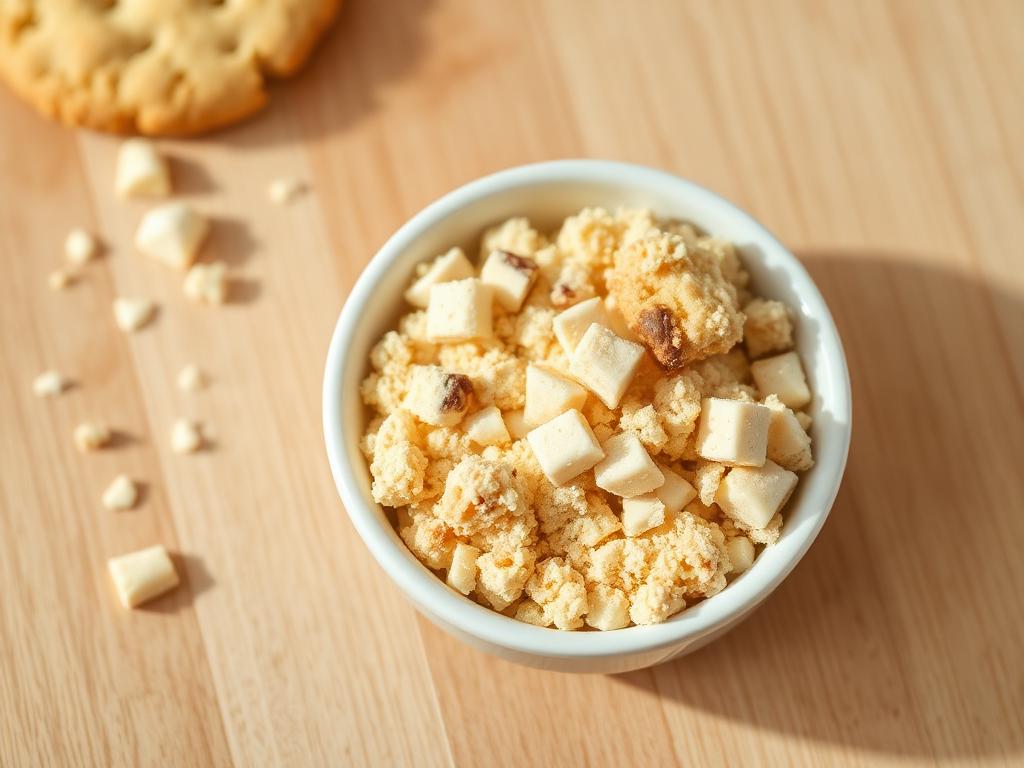 White cookies filling